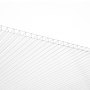 VEVOR Paneles de Policarbonato para Invernadero, Láminas de Techo de Plástico Corrugado Protección UV Resistente al Agua, Resistentes al Impacto para Invernaderos y Jardines, 1210 x 605 x 8 mm, 14 uds