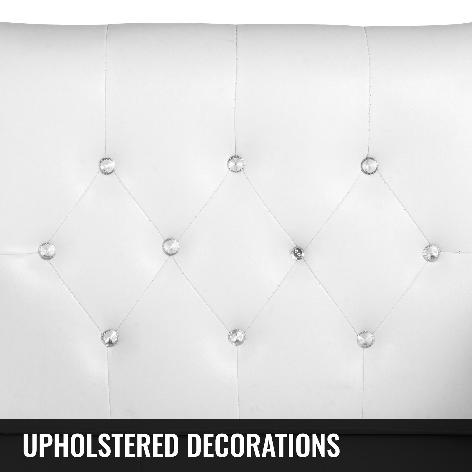 VEVOR Sillas de Peluquería Sillón Barbero para Salón 65 x 50 x 91-105 cm, Blanco