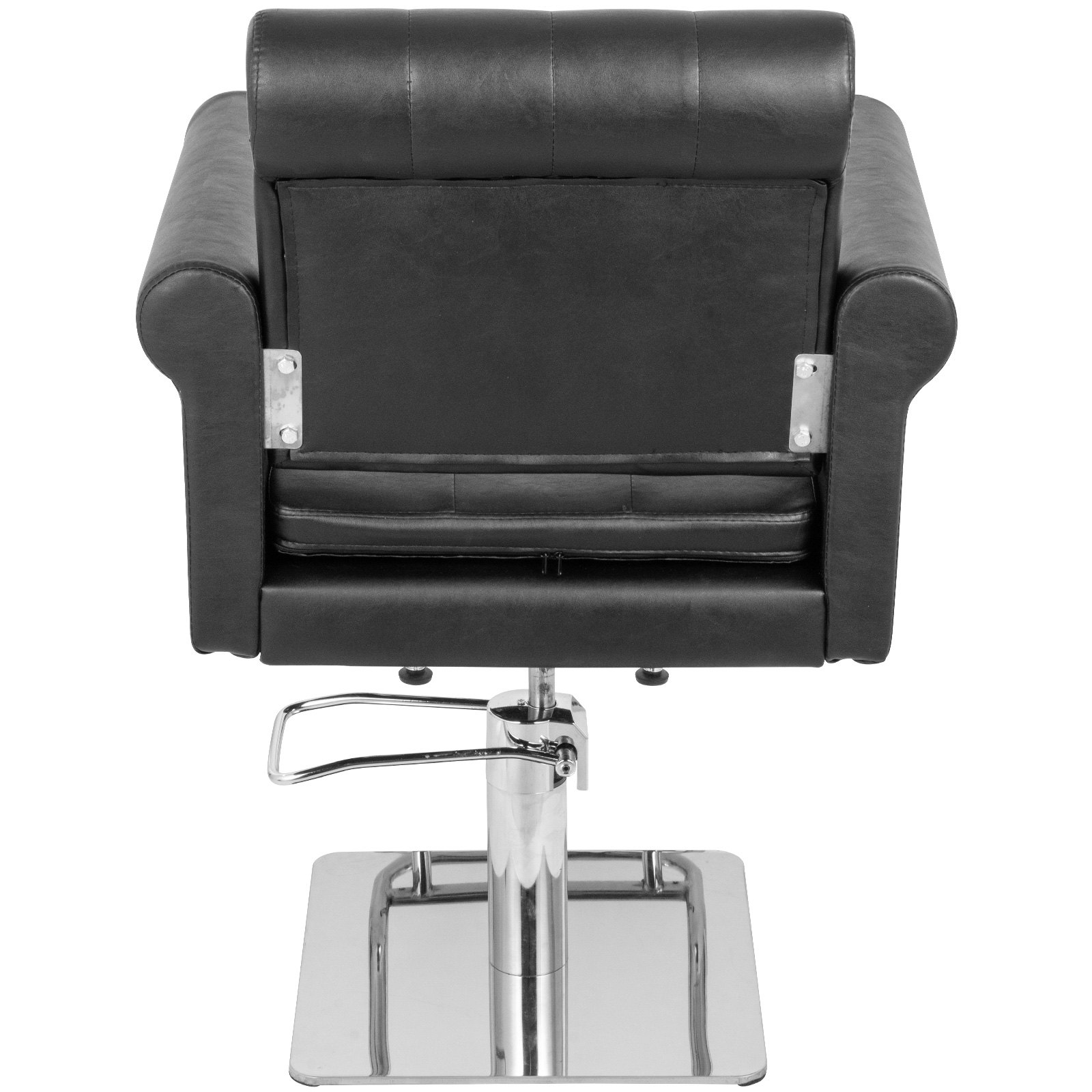 Vevor Sillas De Peluquería Sillón Barbero Para Salón, 65 X 50 X 91-105 Cm, Negro