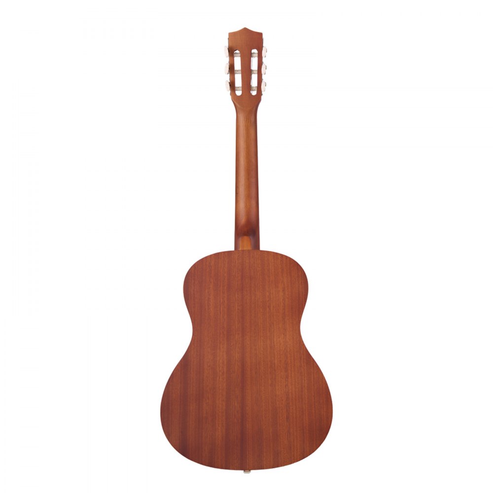 VEVOR Guitarra Clásica, Kit de Guitarra Clásica de Madera de 900 mm con Cuerdas de Nailon, Funda, Correa, Afinador, Cuerdas Adicionales, Púas, Cejilla, Sapeli y Palisandro, para Estudiantes, Natural