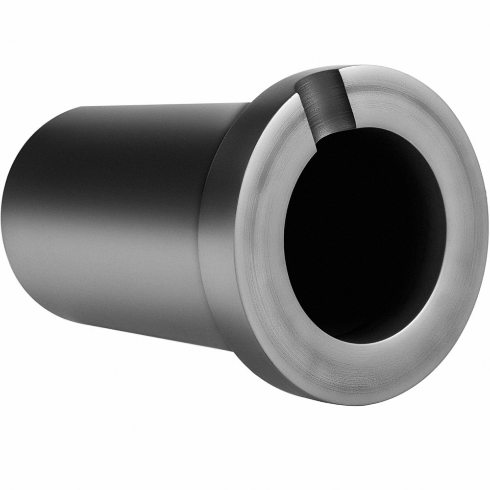 Vevor Crisol De Grafito 1 Kg Crisol De Fundición De Alta Pureza 58 X 88 Mm Plata