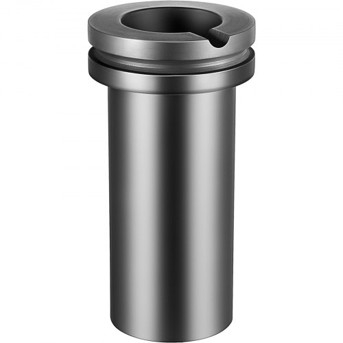 Vevor 1 Kg Crisol De Grafito Crisol De Fundición De Alta Pureza 65 X 125 Mm
