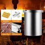 VEVOR Crisol de Grafito 3 kg Crisol de Fundición de Alta Pureza 85 x 110 mm Crisol de Grafito Fundido de Alta Pureza para Herramientas de Fundición de Metales Dorados y Plateados de Alta Temperatura