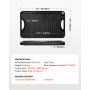 VEVOR Plancha de Hierro Fundido Reversible(185 x 342 mm), Sartén para Barbacoa Rectangular Portátil con Asa, Utensilios de Cocina Familiares para Interiores y Exteriores, Parrilla, Color Negro