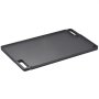 VEVOR Plancha Parrilla Reversible Pre-Sazonada 425x246 mm Plancha Parrilla Rectangular Plancha de Cocción Antiadherente de Hierro Fundido Espesor 3,3 mm para Cocina de Gas 2 Quemadores Barbacoa