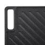 VEVOR Plancha Parrilla Reversible Pre-Sazonada 425x246 mm Plancha Parrilla Rectangular Plancha de Cocción Antiadherente de Hierro Fundido Espesor 3,3 mm para Cocina de Gas 2 Quemadores Barbacoa