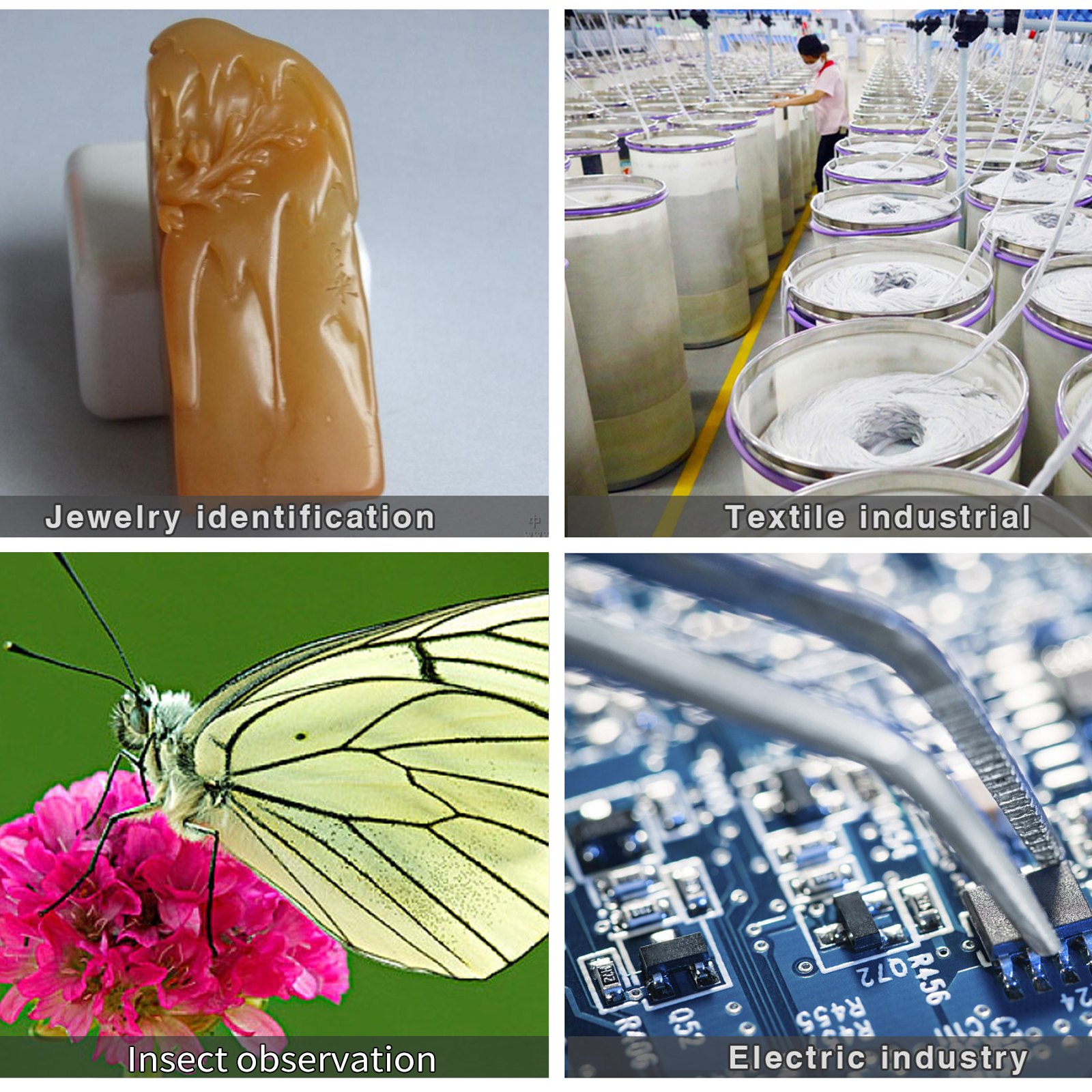 VEVOR Microscopio Trilocular, 3,5X-90X Microscopio Estéreo 55-75 mm Microscopio Estéreo Profesional Microscopio con Brazo Ajustable con Rango de Enfoque de 26:1 para Observación de Insectos, etc.