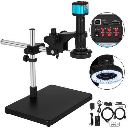 Microscopio Hdmi De 14mp Cámara De Microscopio Usb 720p 30fps
