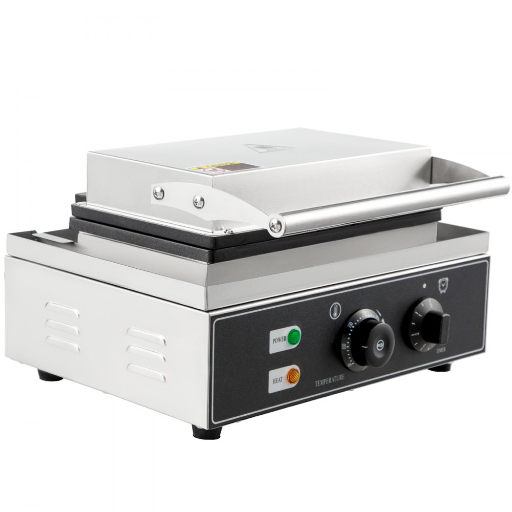 Vevor Sandwichera Eléctrica Comercial, Gofrera Sandwichera, 147 X 147 Mm 1.550 W