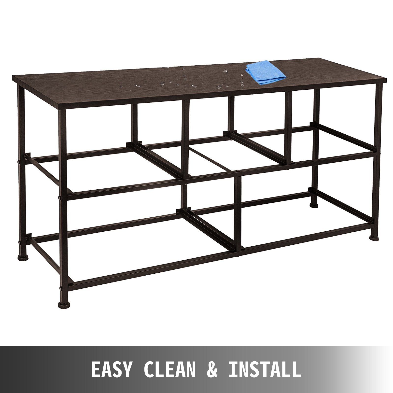 VEVOR Cómoda de Tela con 5 Cajones Práctico, Cómoda Organizador con 5 Cajones/Cajas de Almacenamiento de Tela, Cómoda Dormitorio, Cómodas Cajones Gabinete, para El Dormitorio, Color Café