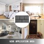 VEVOR Cómoda de Tela con 5 Cajones Práctico, Cómoda Organizador con 5 Cajones/Cajas de Almacenamiento de Tela, Cómoda Dormitorio, Cómodas Cajones Gabinete, para El Dormitorio, Gris Oscuro
