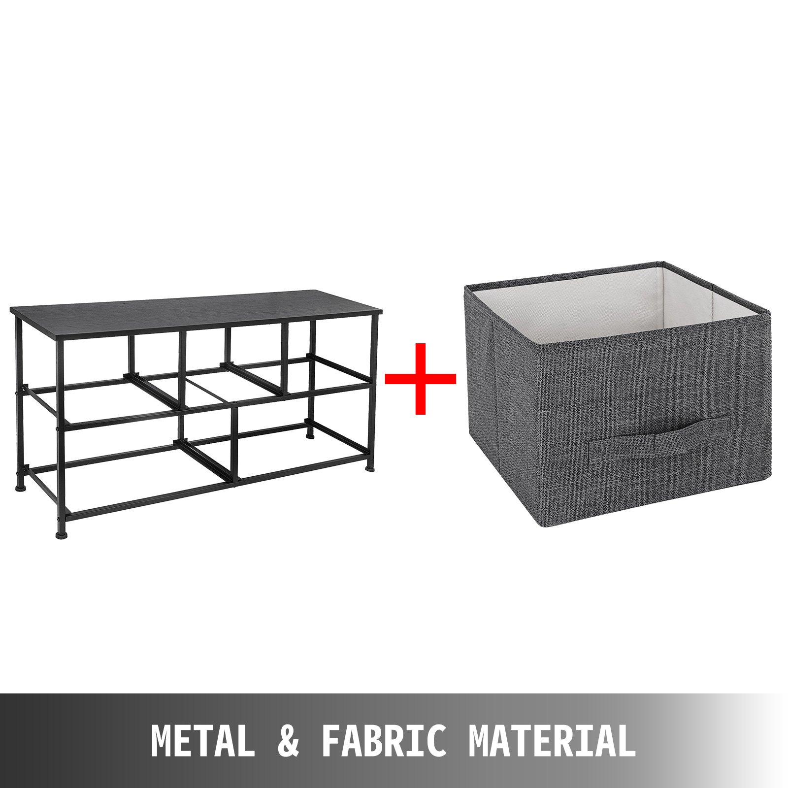 VEVOR Cómoda de Tela con 5 Cajones Práctico, Cómoda Organizador con 5 Cajones/Cajas de Almacenamiento de Tela, Cómoda Dormitorio, Cómodas Cajones Gabinete, para El Dormitorio, Gris Oscuro