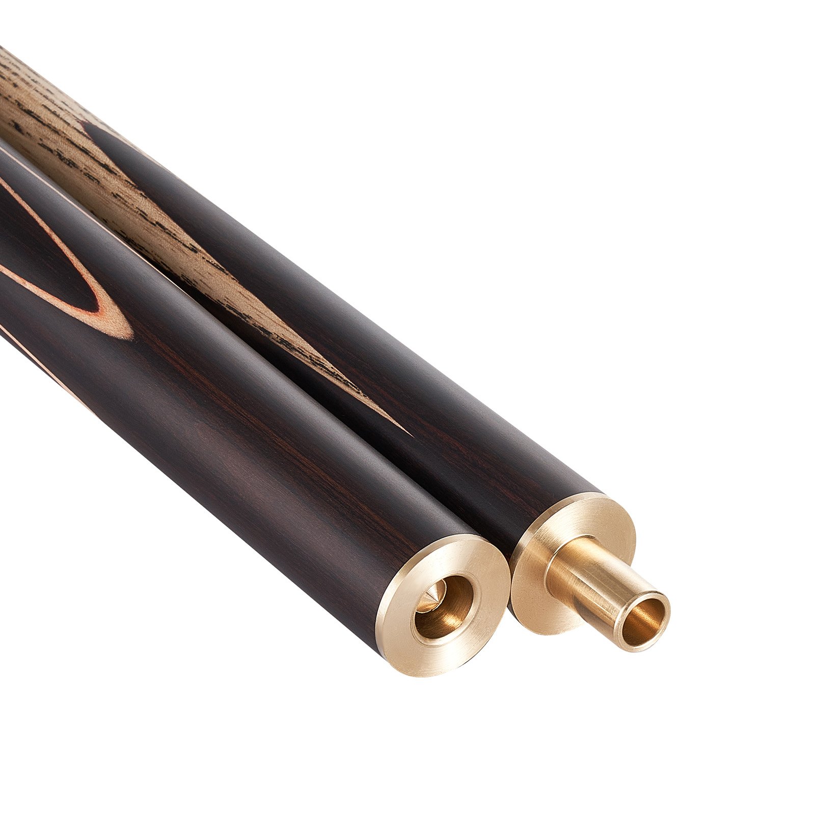 VEVOR Taco de Billar 1447,8 mm/540 g, con Varilla de Extensión, Punta de Cuero, Estuche de Aluminio y Toalla, Apto para Mesas de Billar Profesionales, Bares, Hogar y Oficina, Madera y Marrón