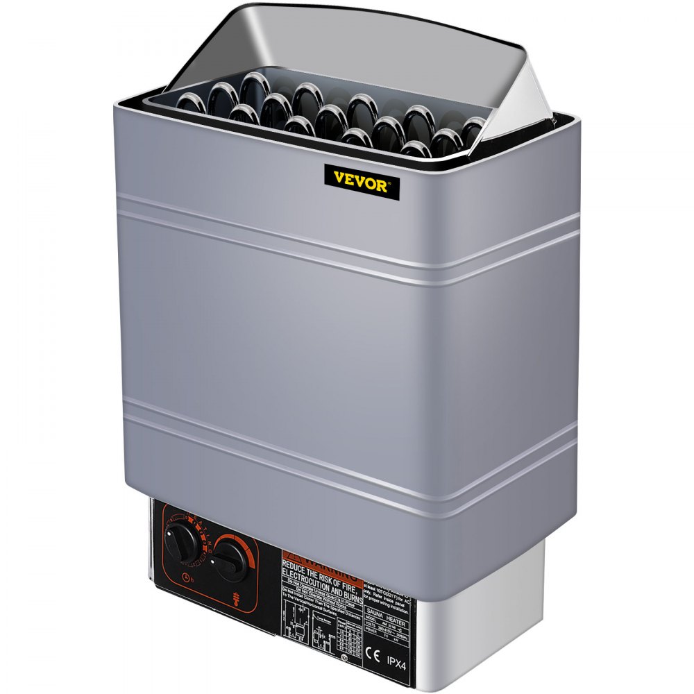 8 Kw Estufa De Sauna Control Interno Ajustable En Temperatura Relajarse Muscular