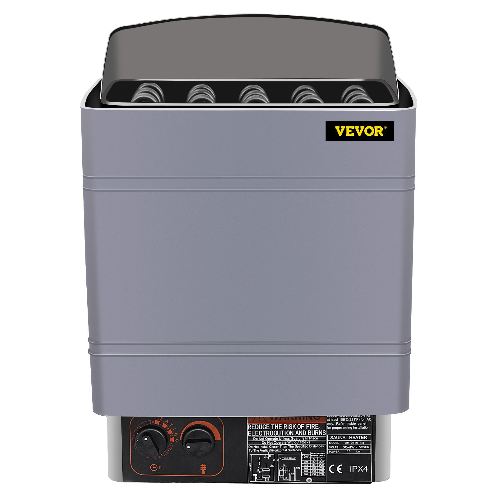 8 Kw Estufa De Sauna Control Interno Ajustable En Temperatura Relajarse Muscular