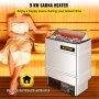 VEVOR Calentador de Sauna 380V-415V 9KW, Controlador Casa Sala de Sauna 380V-415V 9KW, Calentador Eléctrico Sauna Estufa, Estufa para Sauna, Estufa Eléctrica para Sauna a Vapor para Sala 9-13m3