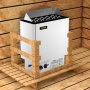 VEVOR Calentador de Sauna 380V-415V 9KW, Controlador Casa Sala de Sauna 380V-415V 9KW, Calentador Eléctrico Sauna Estufa, Estufa para Sauna, Estufa Eléctrica para Sauna a Vapor para Sala 9-13m3