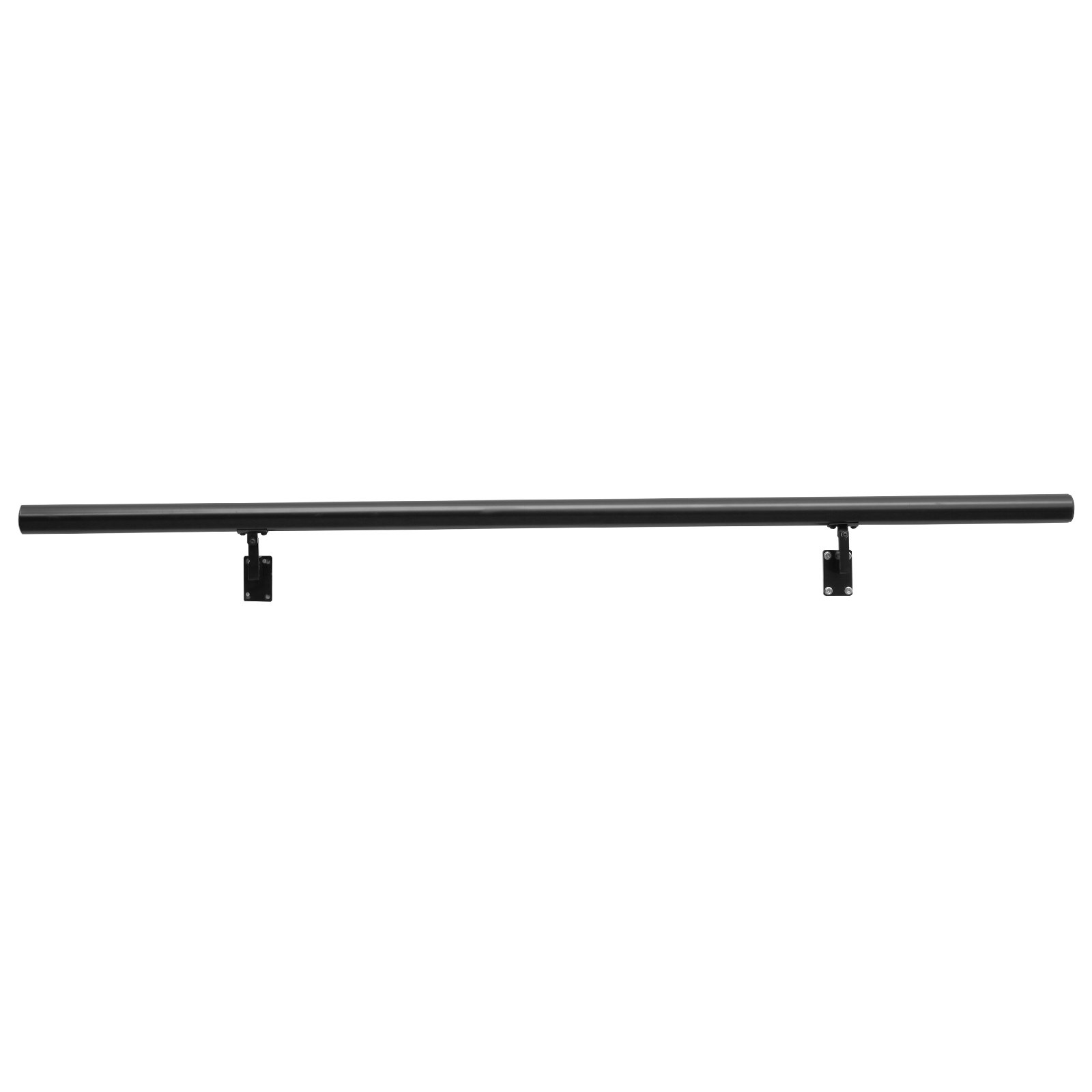 Pasamanos VEVOR negro para escaleras con dos soportes de pared, diseño elegante y moderno