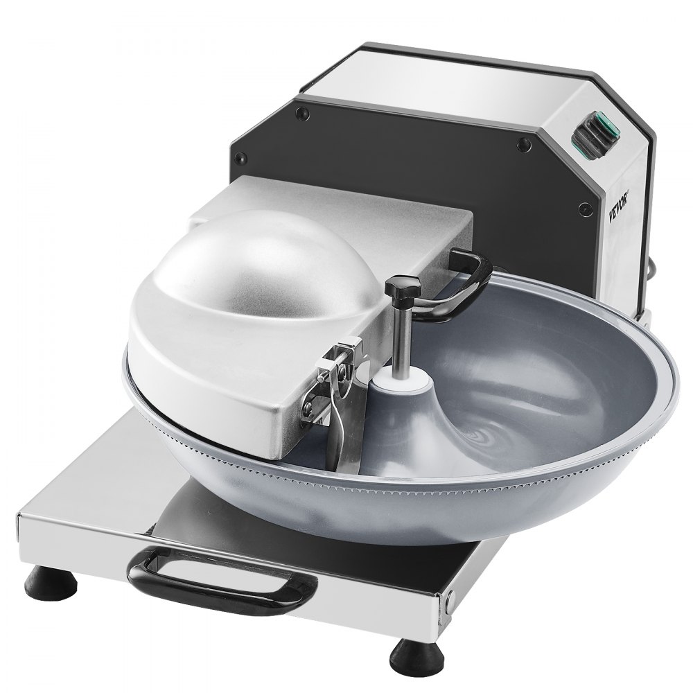 VEVOR Procesador de Alimentos y Picadora de Verduras, Acero Inoxidable de Grado Alimenticio de 3000 RPM con Cuchilla en Forma de S, para Picar Verduras, Frutas, Granos y Nueces, 590 x 405 x 250 mm