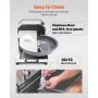 VEVOR Procesador de Alimentos y Picadora de Verduras, Acero Inoxidable de Grado Alimenticio de 3000 RPM con Cuchilla en Forma de S, para Picar Verduras, Frutas, Granos y Nueces, 590 x 405 x 250 mm