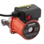 VEVOR Hot Water Recirculating Pump, 38 LPM, Instant Circulation Circulator Pump System, 3-Speed Control, 100W, AC 220-240V, G3/4 in to G1/2 in Adapter, Stainless Steel Head, for Water Heater System