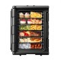 VEVOR Insulated Thermobox, 90L Food Warmer, LLDPE Food Container Carrier with Double Buckles, Food Warmer with Handles, Transport Box for Restaurants and Canteens, Insulated Box 645 x 445 x 610 mm