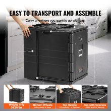 VEVOR Caja aislante para comida con carga frontal, apilable, 82 cuartos, color negro