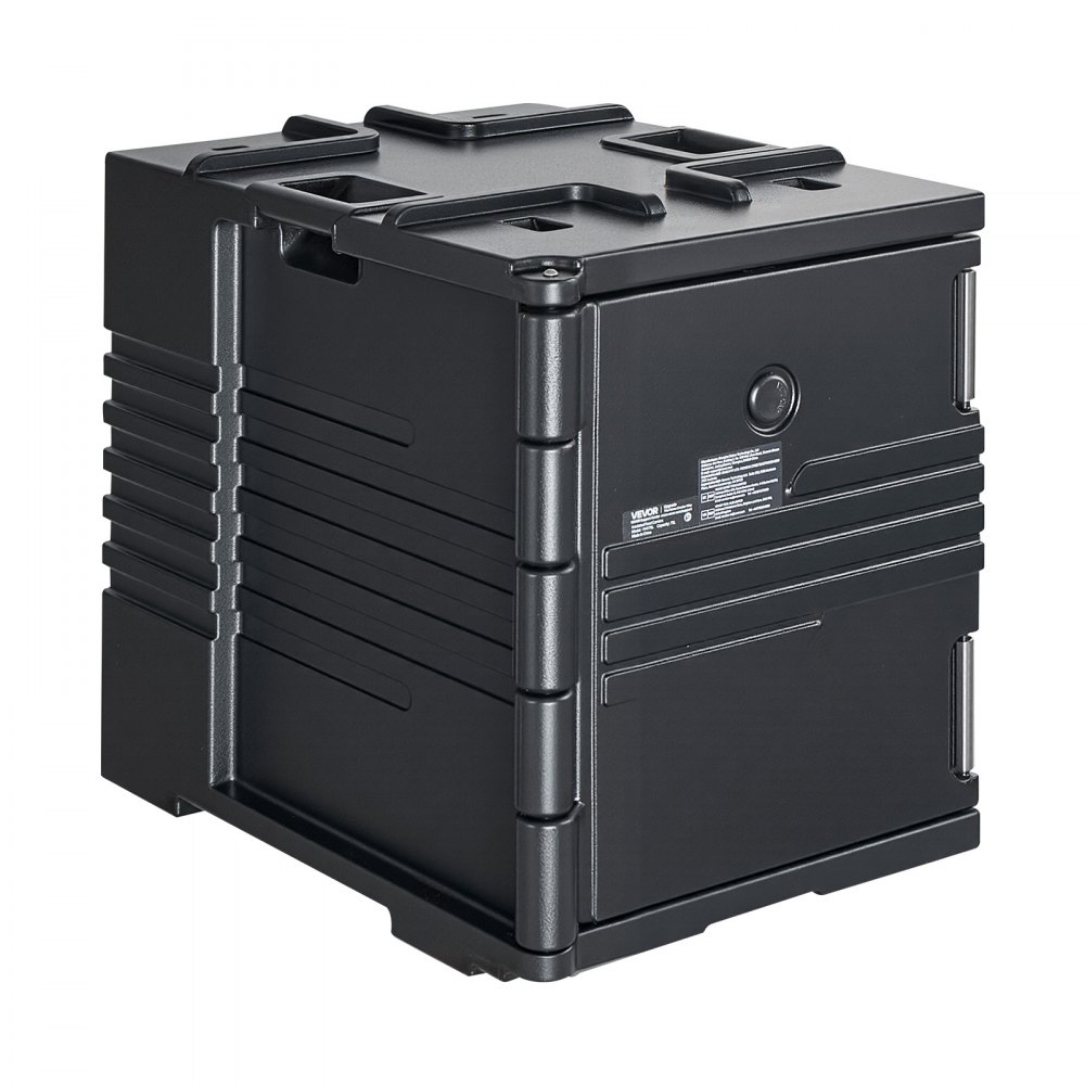 VEVOR Contenedor Isotérmico de Alimentos 75 L, Caja Isotérmica de LLDPE No Eléctrico, con Ruedas y Cierre de Acero Inoxidable 304, para Bandejas de Varios Tamaños (NO Incluidas), para Banquetes