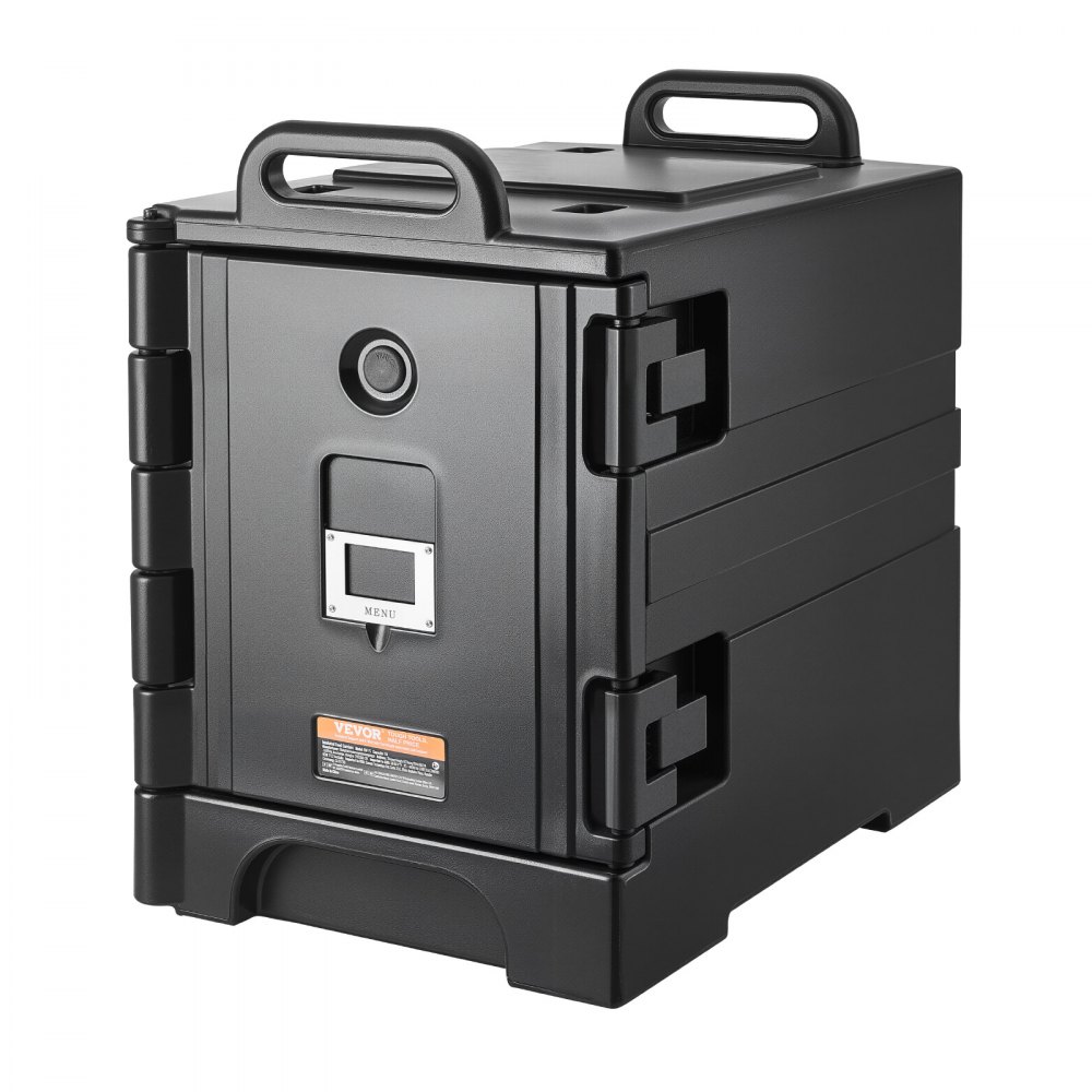 VEVOR Caja Térmica para Alimentos con Aislamiento de 75 L para Catering, con Hebillas Dobles, Calentador de Alimentos de Carga Frontal con Asas, para Restaurantes y Cantinas, 650 x 450 x 690 mm