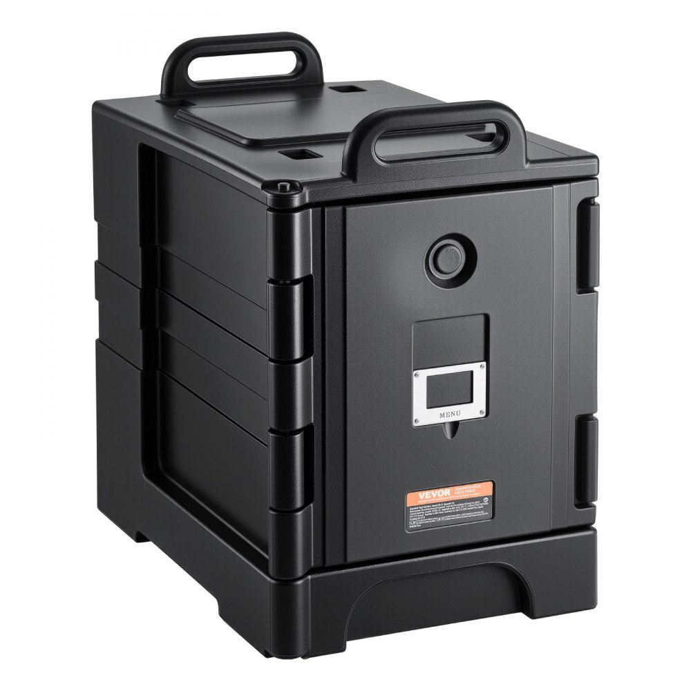 VEVOR Caja Térmica para Alimentos con Aislamiento de 75 L para Catering, con Hebillas Dobles, Calentador de Alimentos de Carga Frontal con Asas, para Restaurantes y Cantinas, 650 x 450 x 690 mm