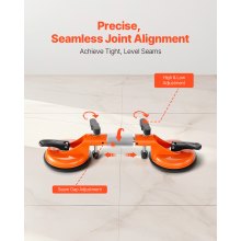 VEVOR 2 PCS Herramientas para Unir Juntas de Granito Succión Vertical de 50 kg