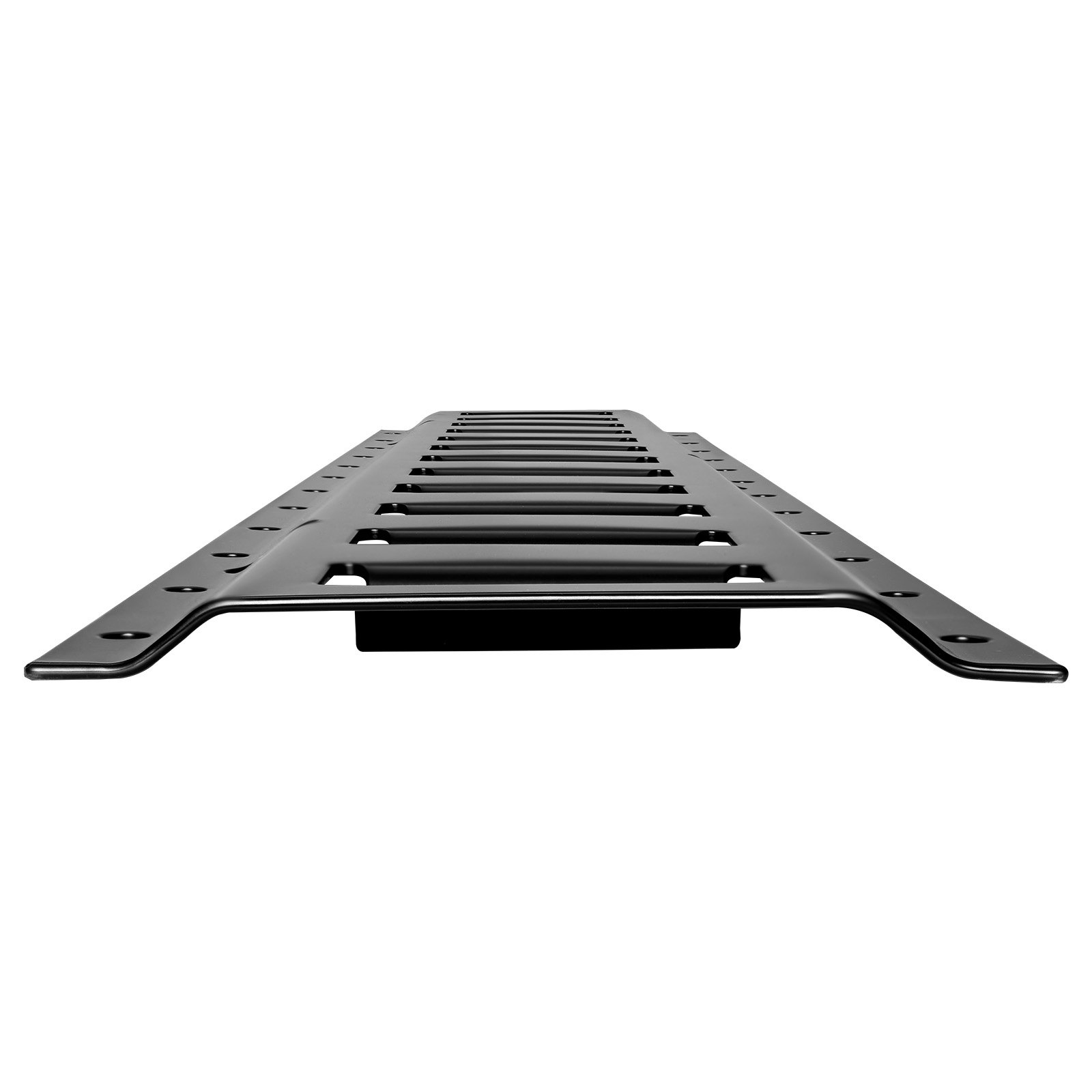 VEVOR Kit de 4 Rieles de Amarre E-Track de 0,4 m, con 2 Correas de Trinquete, 4 Juntas Tóricas, 4 Correas de Amarre con Anilla en D, 2 Ranuras Individuales, 8 Tapas de Extremo y 1 Bolsa, Negro