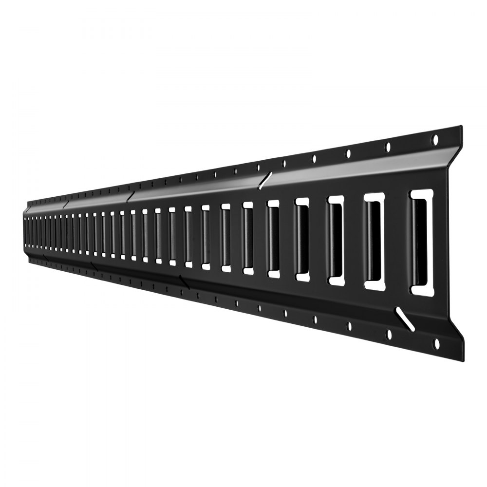 VEVOR Juego de 8 Rieles de Amarre E-Track, de 1,5/1,2/0,6/0,3 m, con 2 Correas de Trinquete, 8 Juntas Tóricas, 8 Correas de Amarre con Anilla en D, 2 Ranuras Individuales y 16 Tapas de Extremo