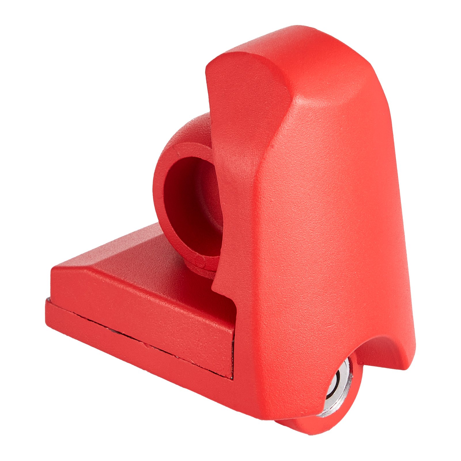 VEVOR Candado para Remolque, Compatible con Acoplamientos de 47,6/50,8/58,7 mm, Candado de Bola Antirrobo con 3 Llaves, Apto para Autocaravanas, Barcos y Remolques, Color Rojo, 93 x 65 x 110 mm