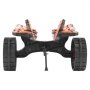 VEVOR Remolque Horizontal para Kayak, Remolque Plegable 615 x 325 x 320 mm con Neumáticos de Goma Maciza de 25,4 cm y 1 Correa de Trinquete Carga 136 kg, Carrito para Tabla de Surf de Remo, Kayaks