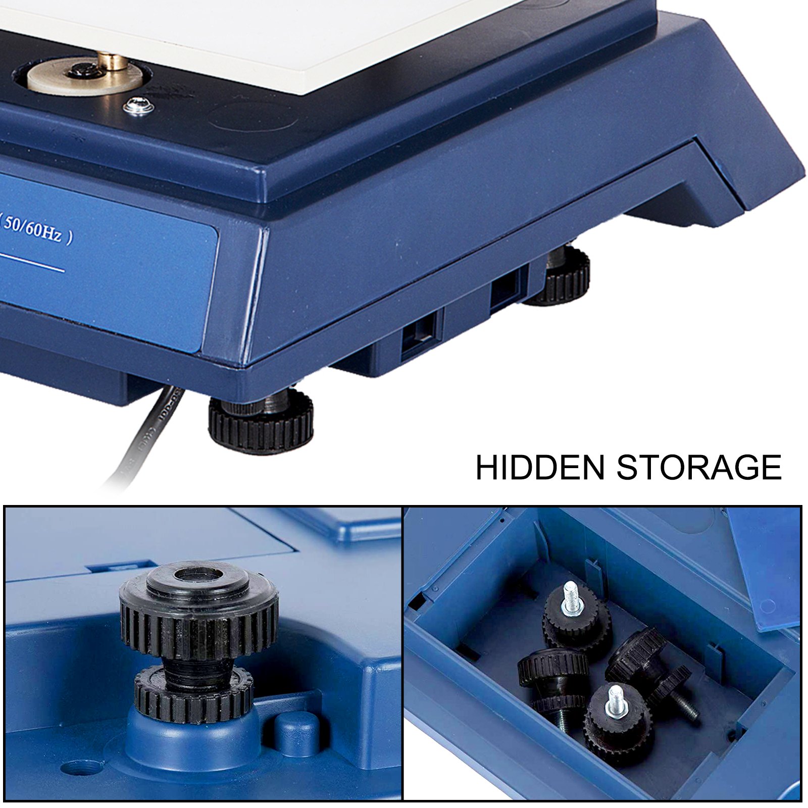 VEVOR Agitador Orbital Rotatorio, 315 x 218 mm Oscilador Orbital Digital de Laboratorio, CA 110 V Agitador Orbital de Laboratorio, con Velocidad Ajustable 0-210 RPM para Instituciones Educativas, etc.