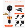 VEVOR Kit de Recarga de Vacío para Radiador, para Sistemas de Refrigeración de Automóviles con Manómetro y Caja de Herramientas, Ajuste Universal para la Mayoría de Coches, Furgonetas y Camiones