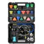 VEVOR Coolant Pressure Tester Kit, 47Pcs Radiator Vacuum Refill Kit with 3 Metal Adapters, Universal Fit, Automotive Cooling System Pressure Tester Tool, with Pressures Pump & Plastic Filler