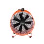VEVOR 40.6cm Portable Ventilator, 2 Speed 5175CFM High-Velocity Industrial Utility Blower Fan with 10m Flexible Duct Hose, Exhaust Axial Fan for Basements, Workshops, Warehouses, Orange