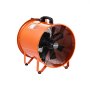 VEVOR 40.6cm Portable Ventilator, 2 Speed 5175CFM High-Velocity Industrial Utility Blower Fan with 10m Flexible Duct Hose, Exhaust Axial Fan for Basements, Workshops, Warehouses, Orange