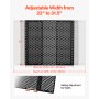 VEVOR Protector de Puerta para Caravana, Rejilla Ajustable de 558,8-800 mm, Orificios de Panal Transpirables Reforzados, Protector de Entrada para Caravana de Hierro para Proteger Mascotas, Negro
