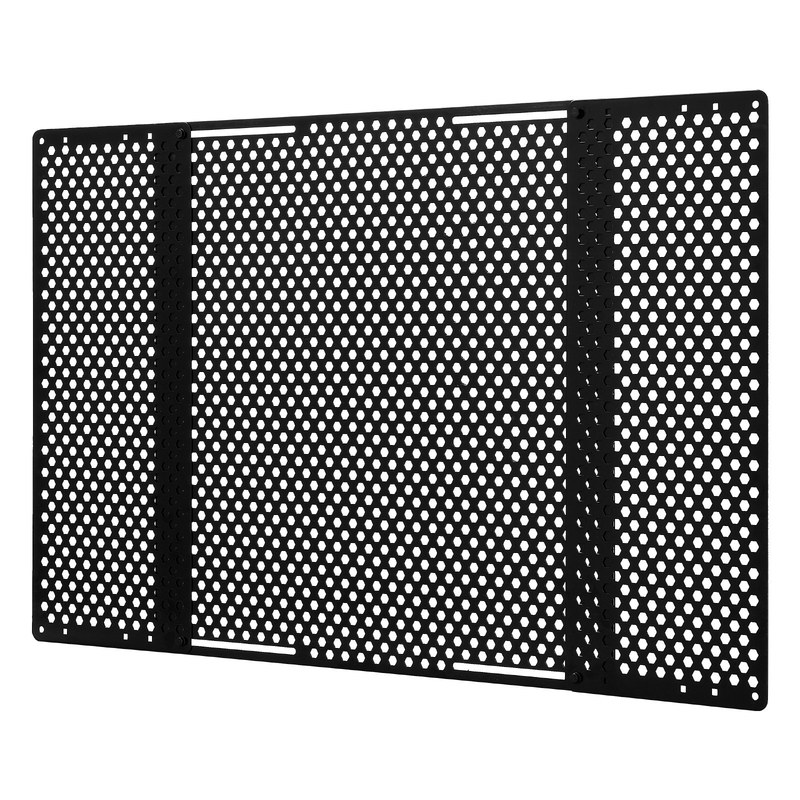 VEVOR Protector de Puerta para Caravana, Rejilla Ajustable de 558,8-800 mm, Orificios de Panal Transpirables Reforzados, Protector de Entrada para Caravana de Hierro para Proteger Mascotas, Negro
