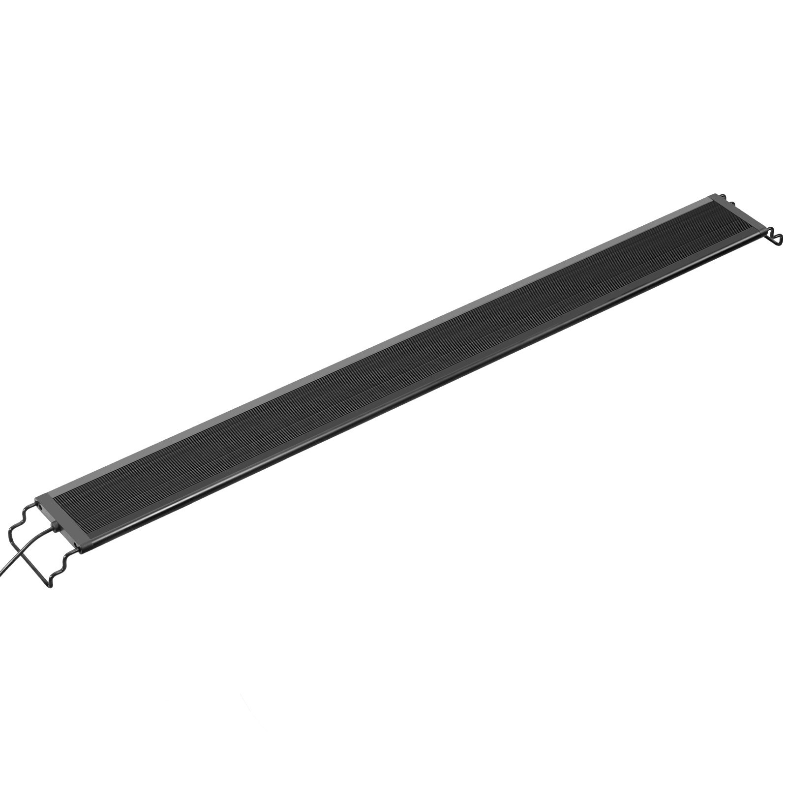 VEVOR Luz de Acuario, Luz de Tanque de Peces de Espectro Completo de 26 W, Temporizador Ajustable y Brillo de 5 Niveles, con Soportes Extensibles de Carcasa de Aleación de Aluminio 765 x 75 x 35 mm