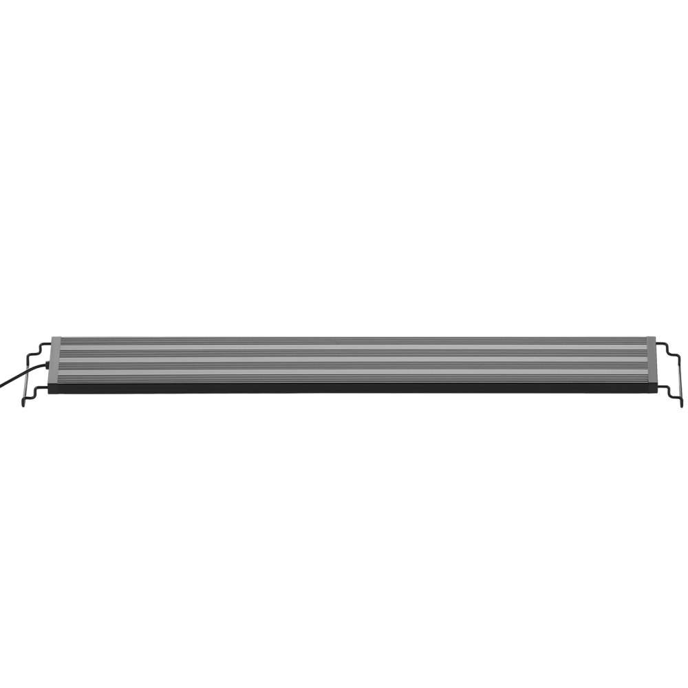 VEVOR Luz de Acuario, 22 W de Espectro Completo para Pecera con 5 Niveles de Brillo Ajustable, Temporizador Ajustable y Memoria de Apagado, con Soportes Extensibles de Carcasa de ABS 765 x 85 x 37 mm