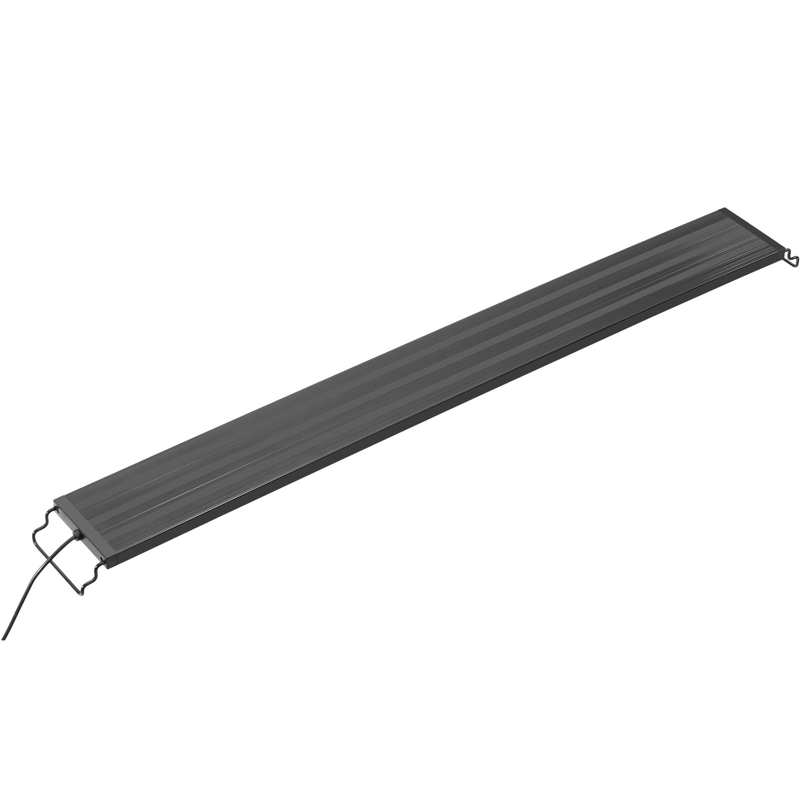 VEVOR Luz de Acuario, 22 W de Espectro Completo para Pecera con 5 Niveles de Brillo Ajustable, Temporizador Ajustable y Memoria de Apagado, con Soportes Extensibles de Carcasa de ABS 765 x 85 x 37 mm