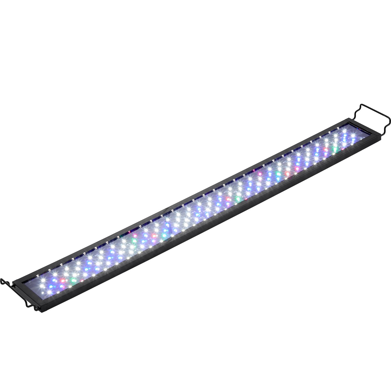 VEVOR Luz de Acuario, 22 W de Espectro Completo para Pecera con 5 Niveles de Brillo Ajustable, Temporizador Ajustable y Memoria de Apagado, con Soportes Extensibles de Carcasa de ABS 765 x 85 x 37 mm