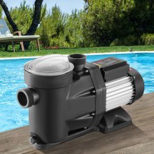 VEVOR Bomba para Piscina 1,5 HP, 1100 W, bomba para piscina elevada, caudal máximo de 27800 L/H, bomba de doble velocidad, 220 V-240 V, 1450/2860 RPM, para piscinas elevadas, spas, aguas termales, sistemas de riego