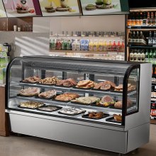 VEVOR Vitrina Refrigerada para Panadería Vitrina Refrigerada 901 L de 4 Niveles