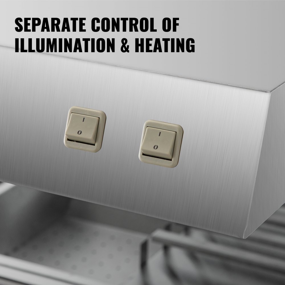 Vevor Lámpara Calentamiento Infrarroja, Lámpara Infrarroja Cocina De 30 - 85 ℃