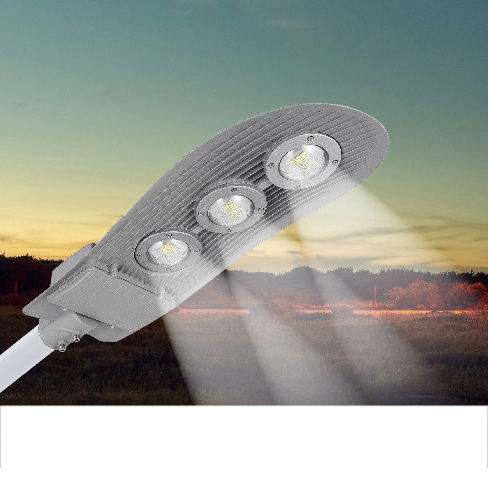 150W LED Luz de Calle Lámpara al Aire Libre Camino de Iluminación Patio Outdoor AC85-265V Blanco Frío IP65 Industrial